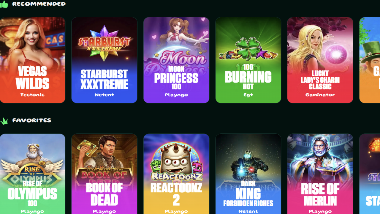 Slotgem Casino games